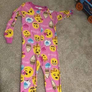 Emoji pajamas one piece